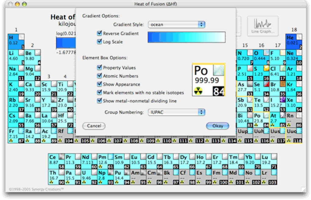 Periodic Table Mac App